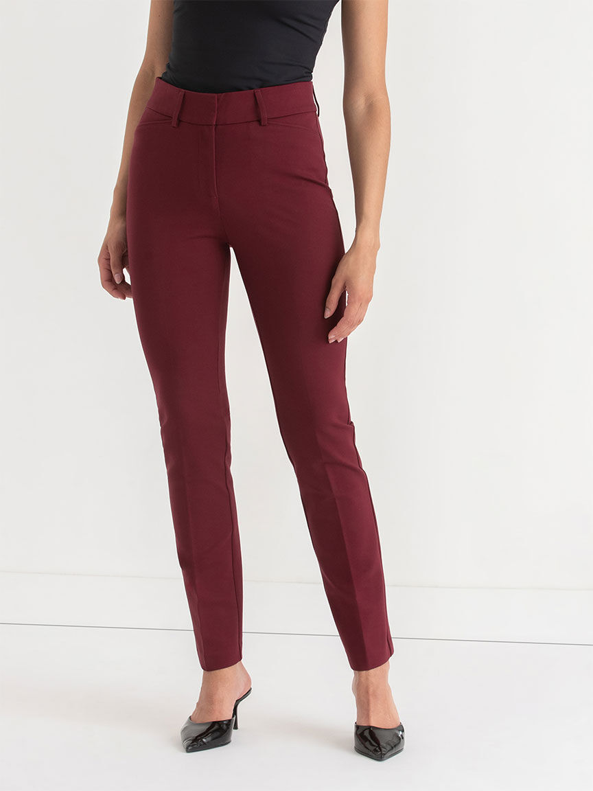 Straight leg ponte pants on sale