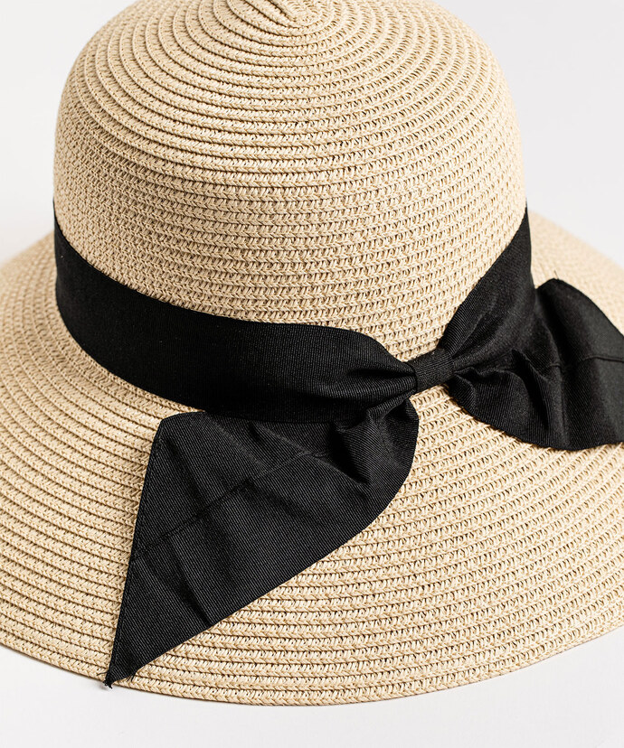 Black Ribbon Paper Hat Image 3
