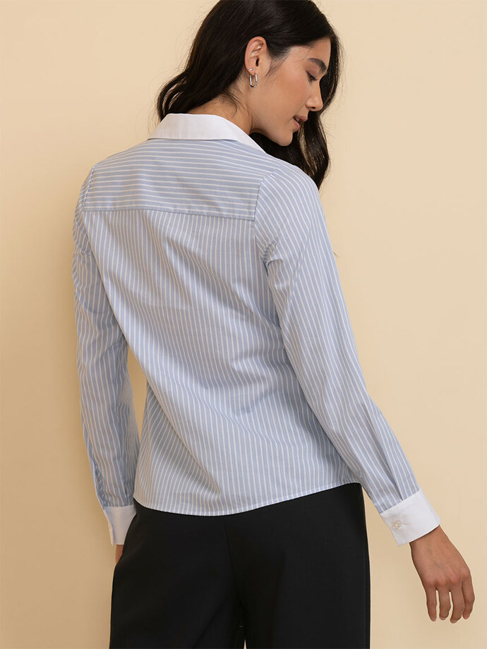 Talia Fitted Collared Shirt Image 6