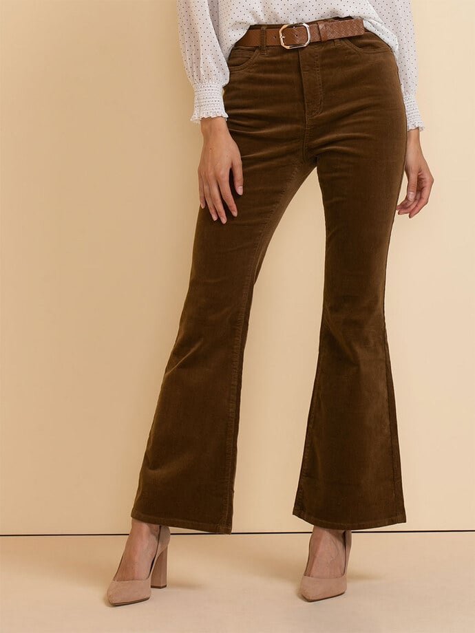 Frankie Flare Pant in Corduroy Image 5