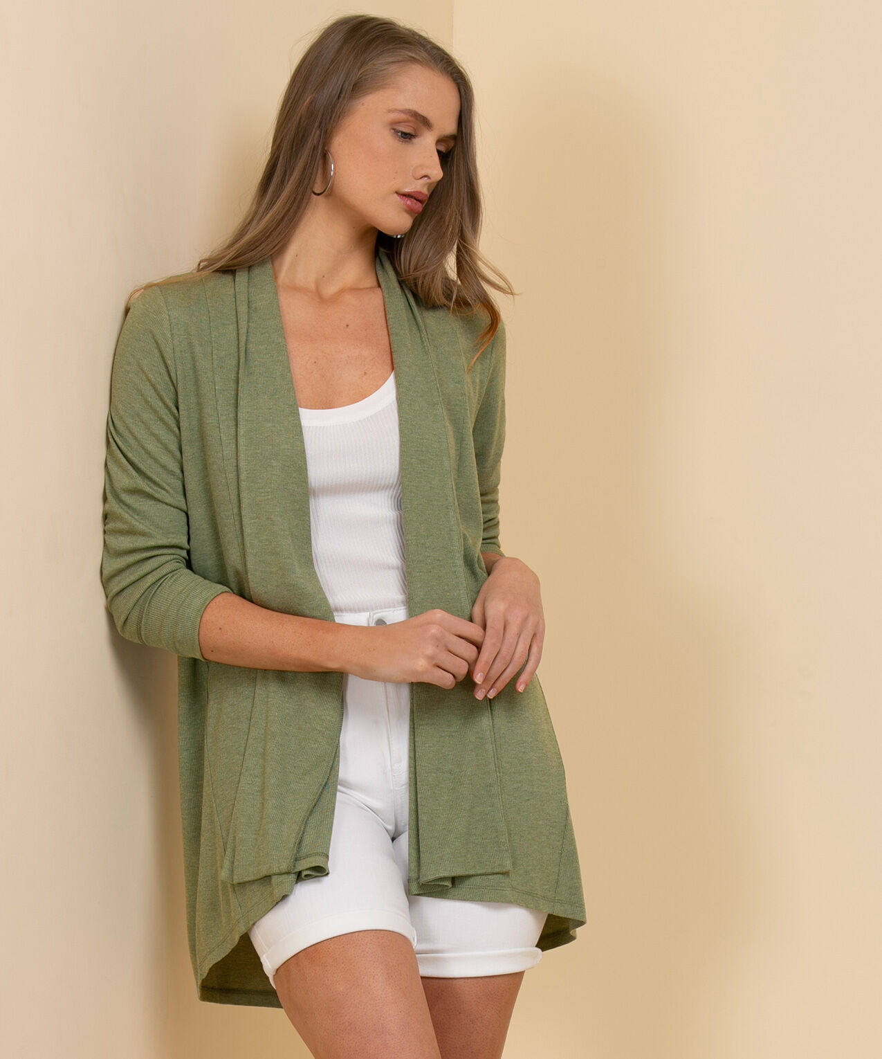 Drape Front Cardigan Rickis