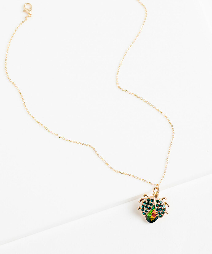 Jewelled Beetle Necklace Image 1