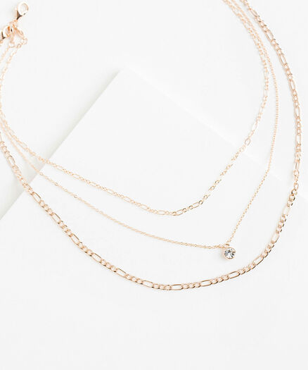 Rose Gold Convertible Necklace, Rose Gold