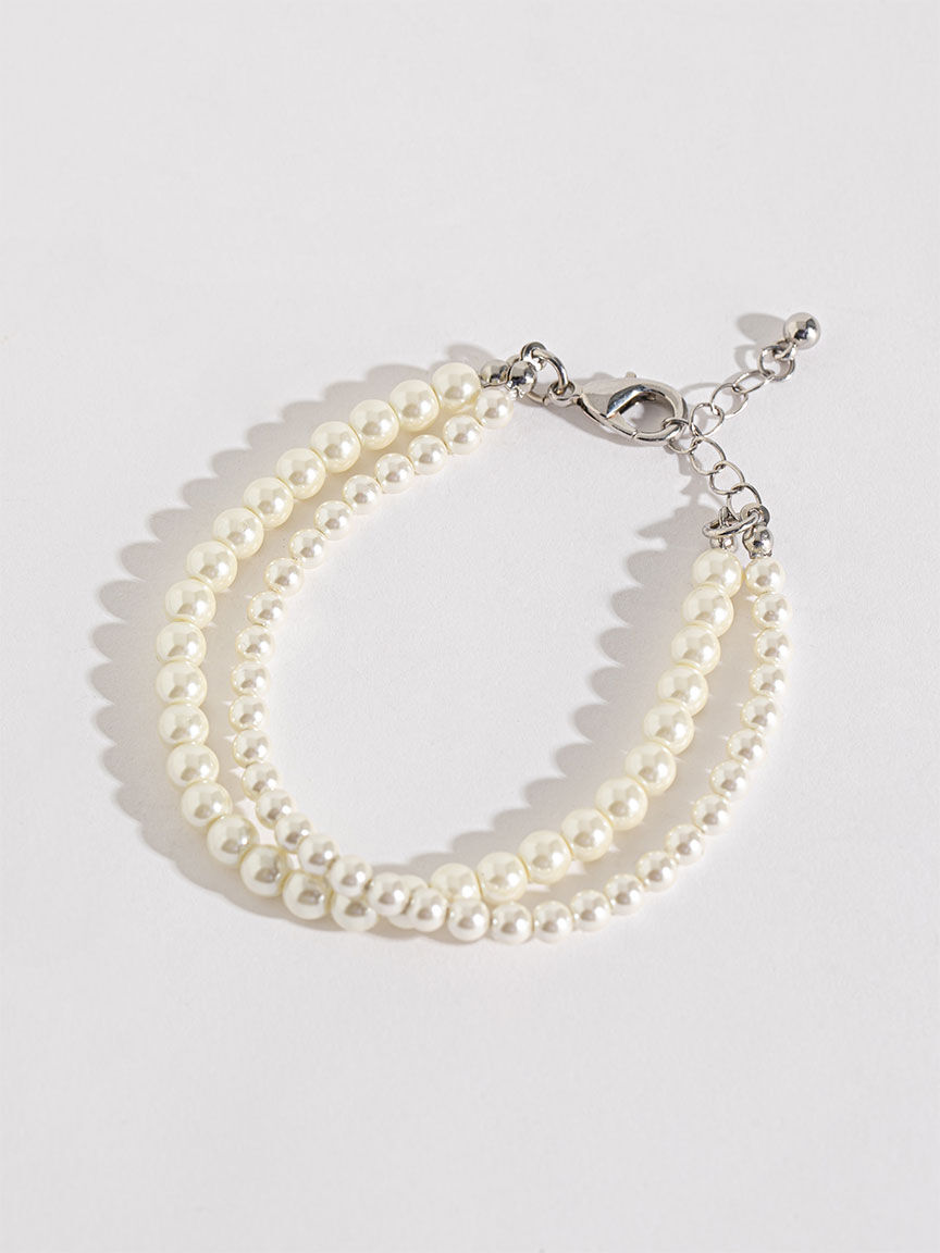 Dainty pearl bracelet top