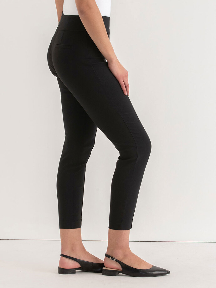 Alfie Pull-On Slim Pant in Microtwill  Image 2