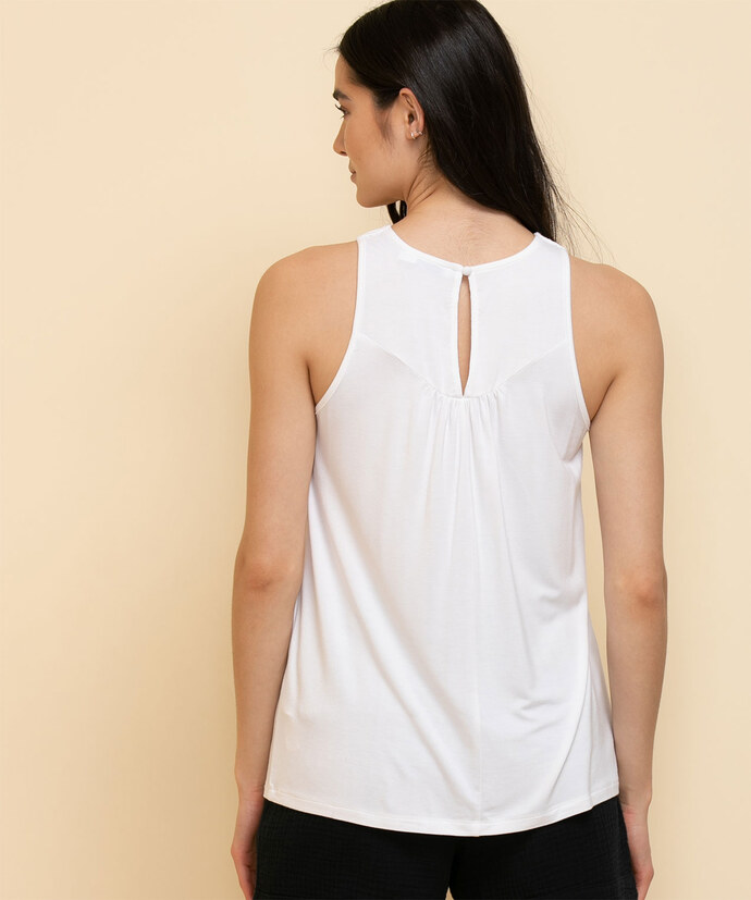 Sleeveless Top with Novelty Trim Image 4