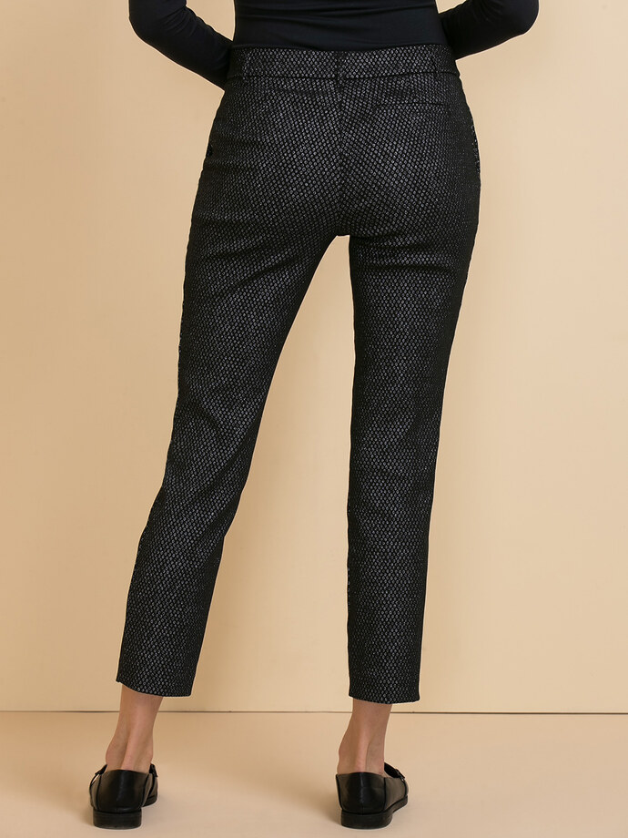Slim Leg Pattern Microtwill Pant by Jules & Leopold Image 4