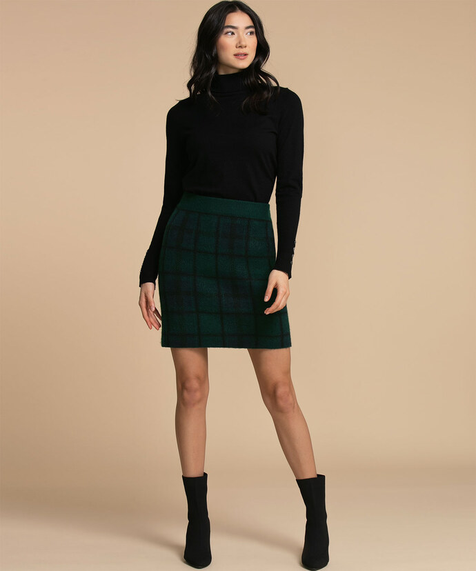 Pull-On Sweater Skirt Image 3