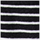 Black/White Stripe/Zin