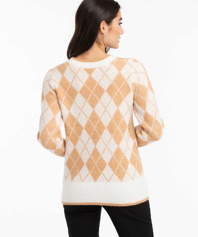 Argyle Pullover Sweater Image 4