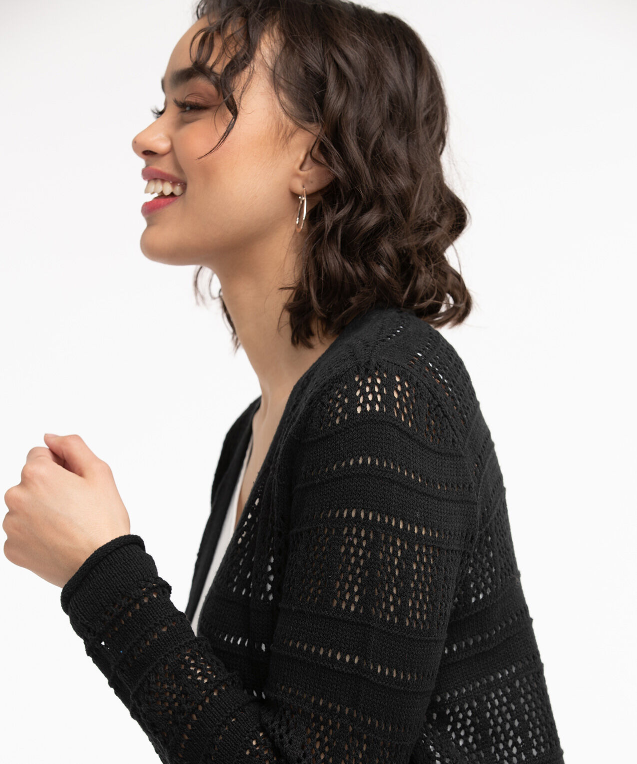 Pointelle Duster Cardigan Rickis