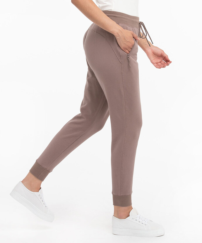French Terry Zipper Pocket Jogger Image 3