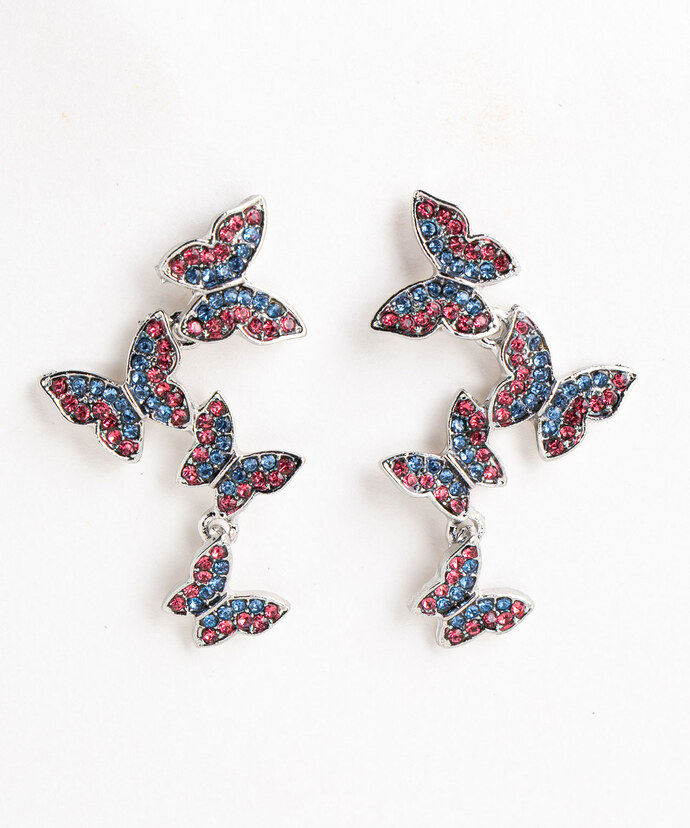 Butterfly Cluster Earring Image 1