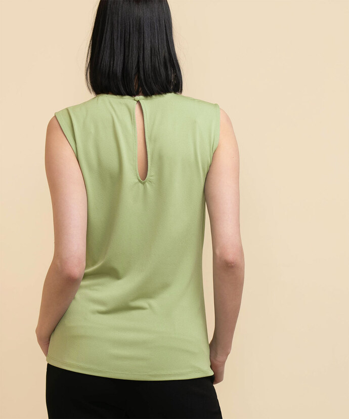 Sleeveless Top with Front Channel Image 4