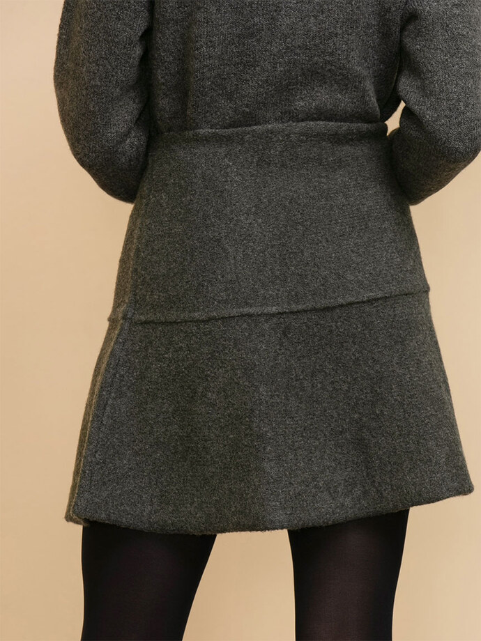 Wool-Blend Flippy Sweater Skirt Image 6