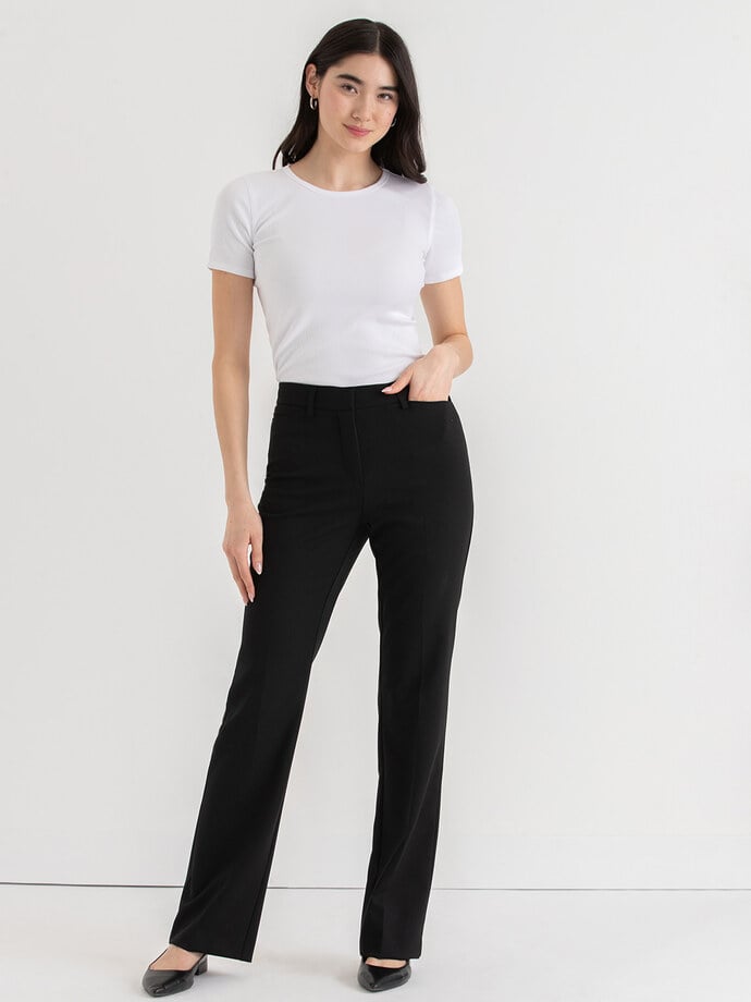 Bradley Bootcut in Luxe Tailored Pant Image 6