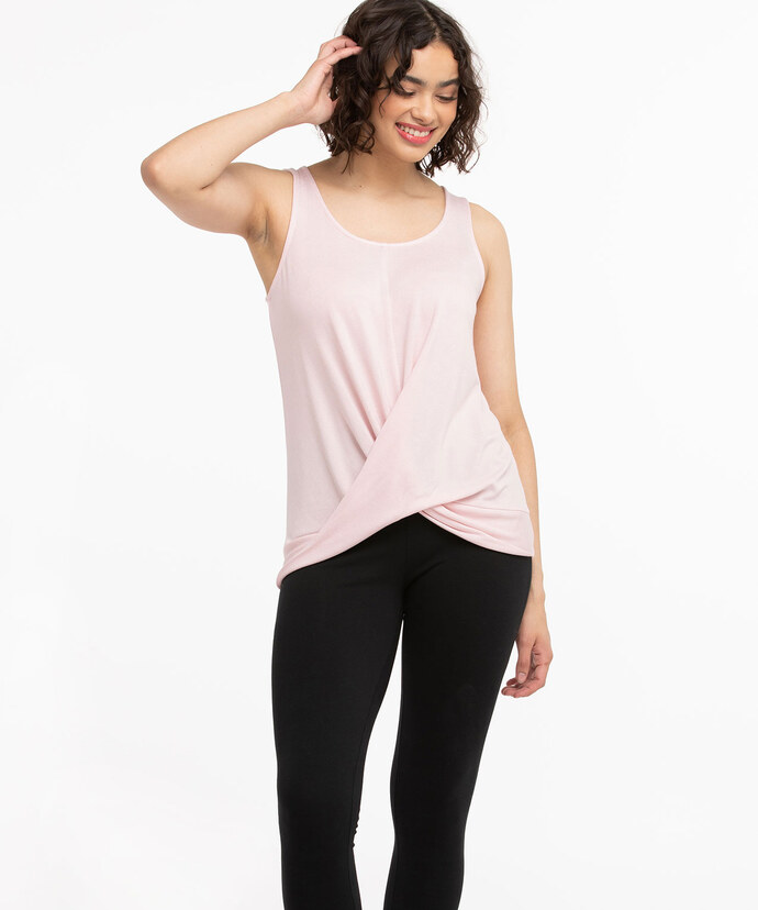 Sleeveless Twist Front Hacci Top Image 5