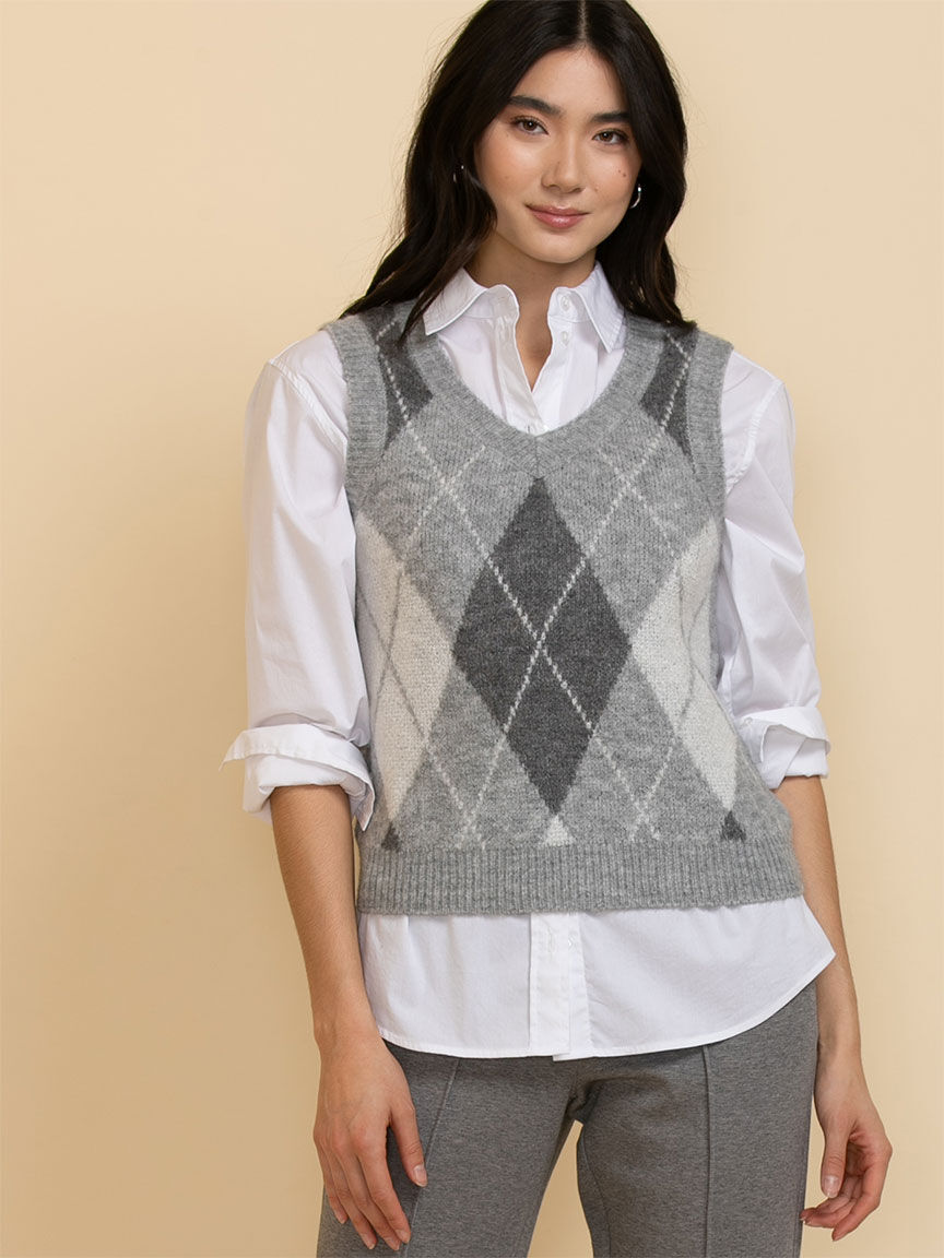 Argyle Sweater Vest Rickis