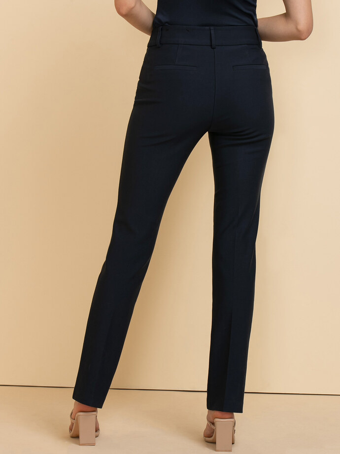 Spencer Straight Leg Pant in Luxe Ponte Image 5