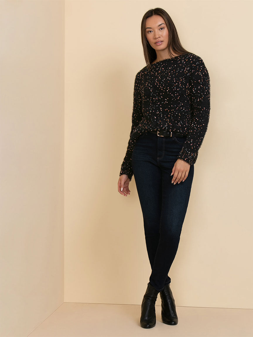 Sequin confetti jumper best sale