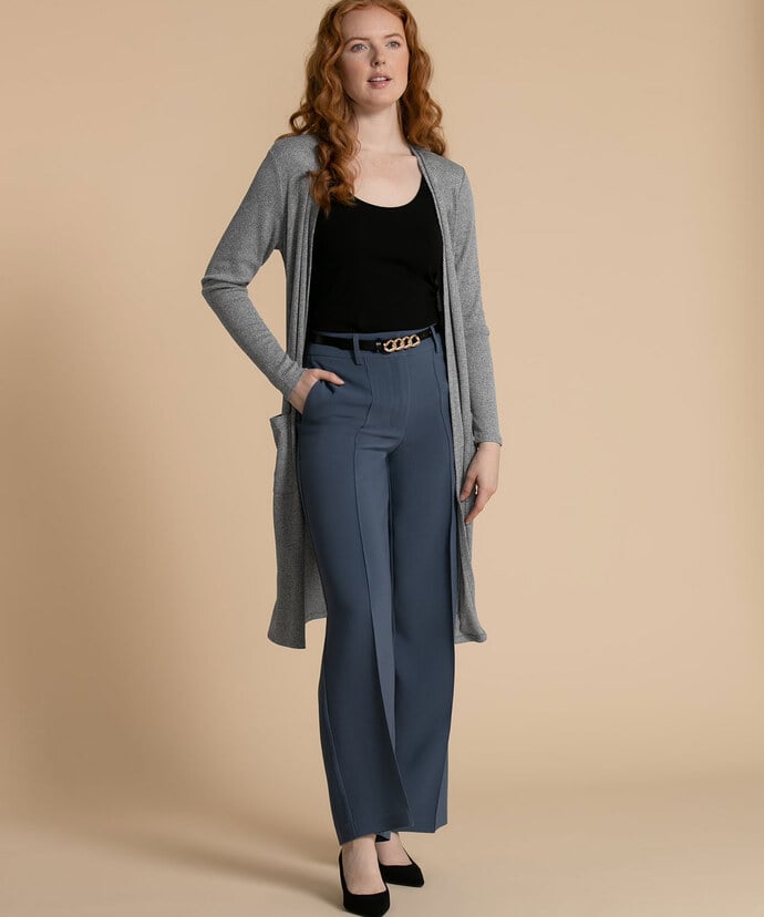 Open Ribbed Duster Cardigan Image 1