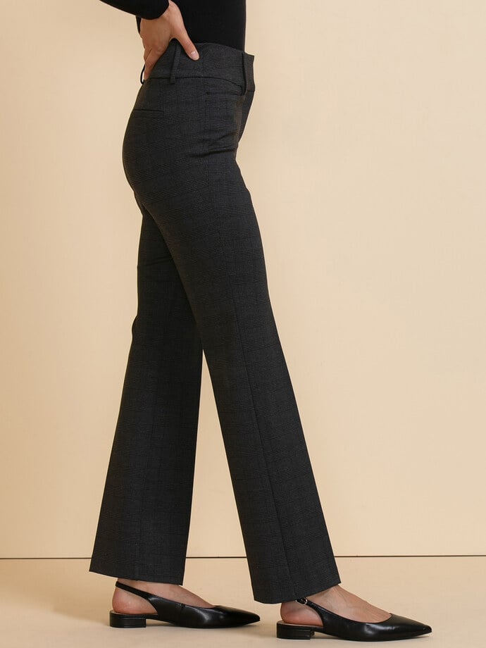 Bradley Bootcut Pant in Patterned Luxe Ponte Image 3