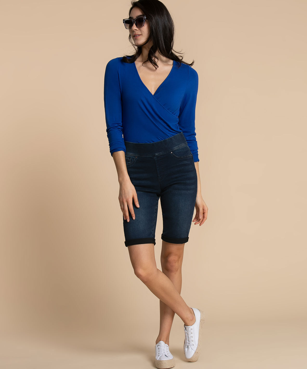 Jegging bermuda top shorts