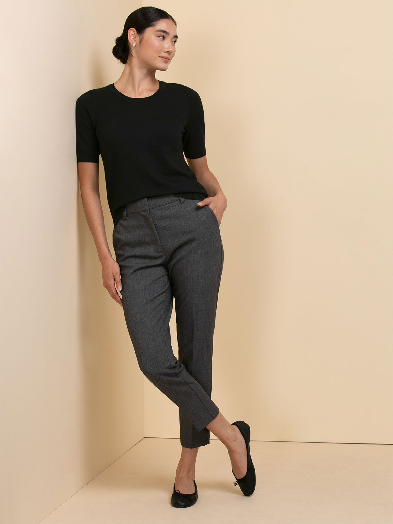 Elbow discount sleeve sweater