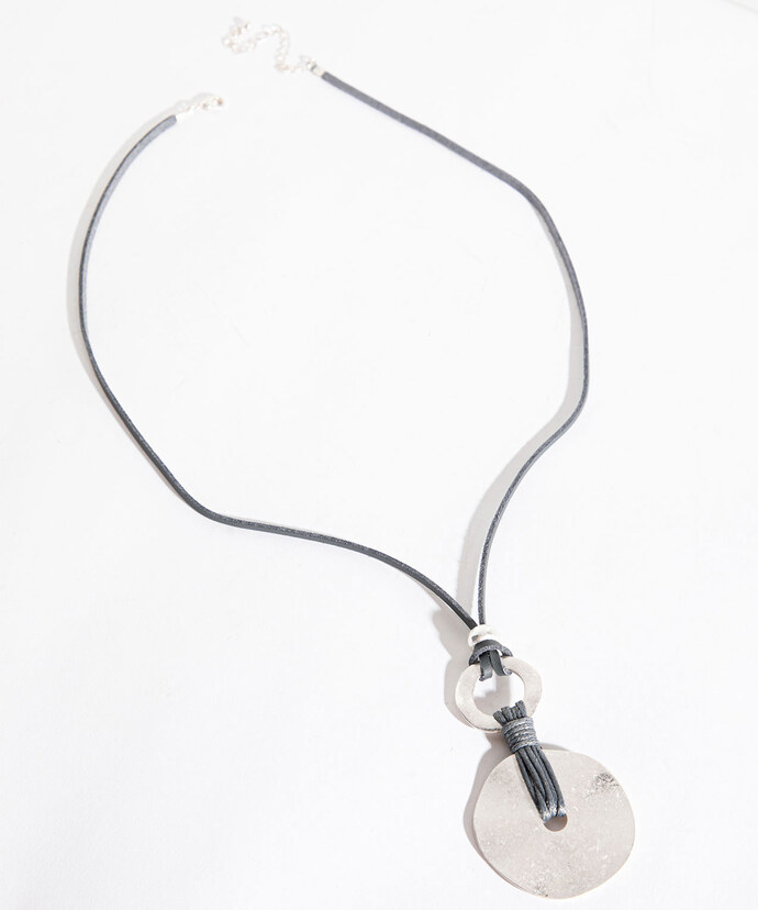 Molten Metal Pendant Necklace Image 2