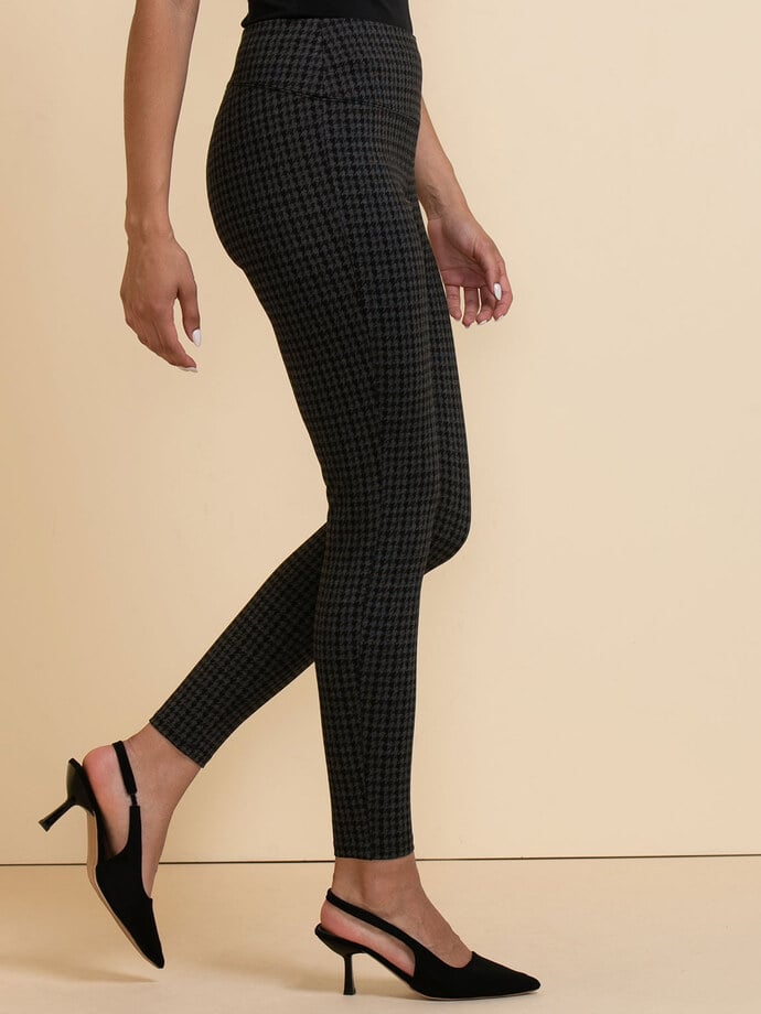 Leni Legging in Patterned Luxe Ponte Image 2