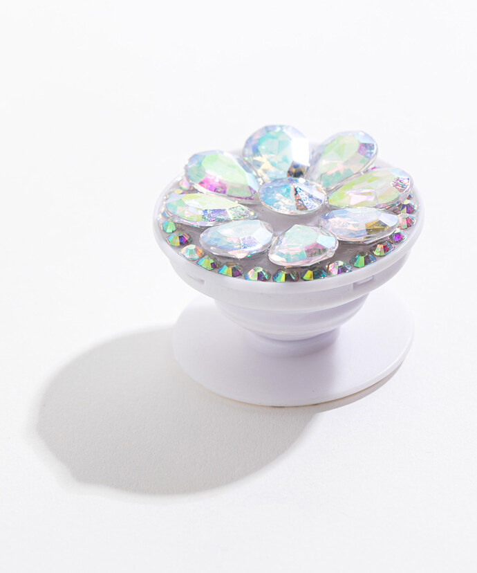 Crystal Flower Pop Socket Image 3
