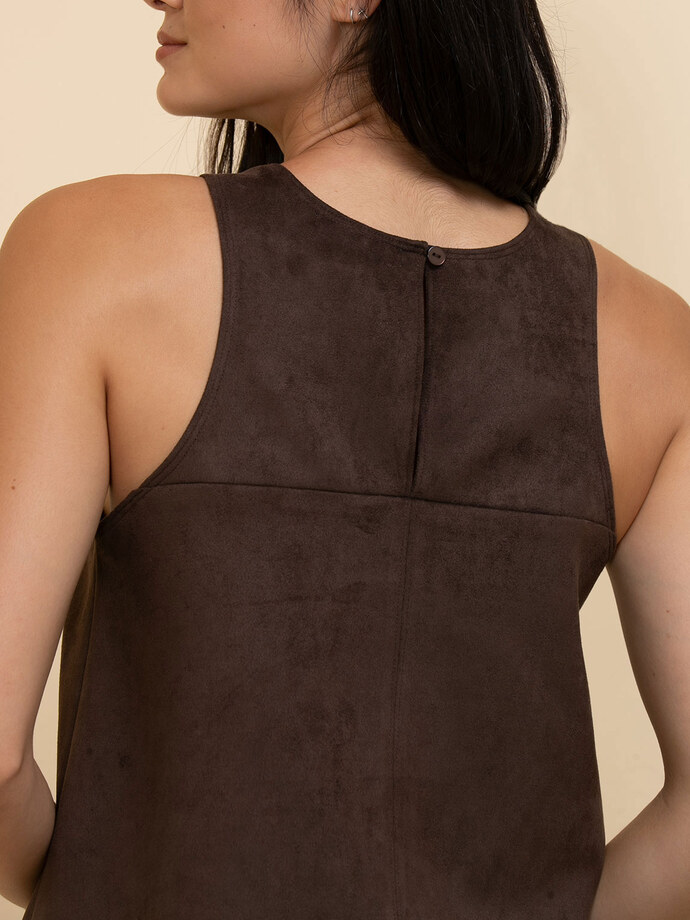 Faux Suede Tank Top Image 4