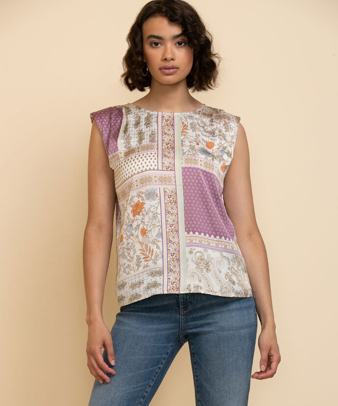 Blouse with Shoulder Pads Image 4