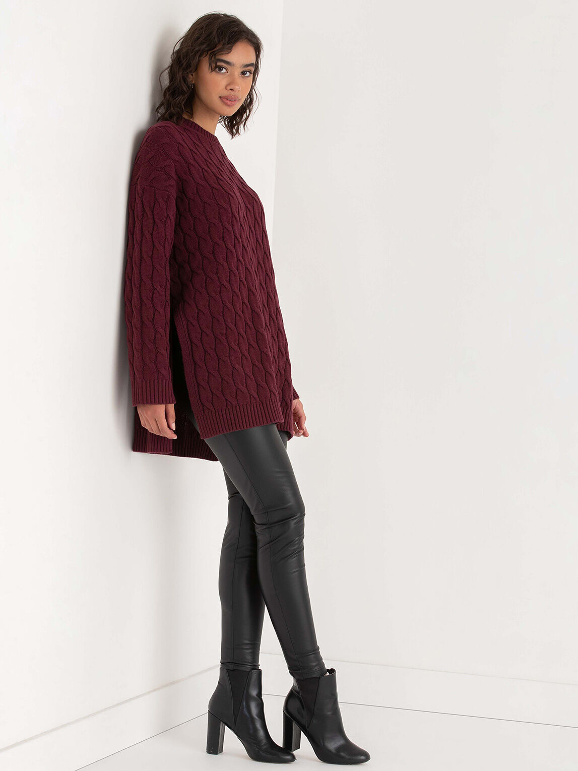 Turn around tunic sweater on sale