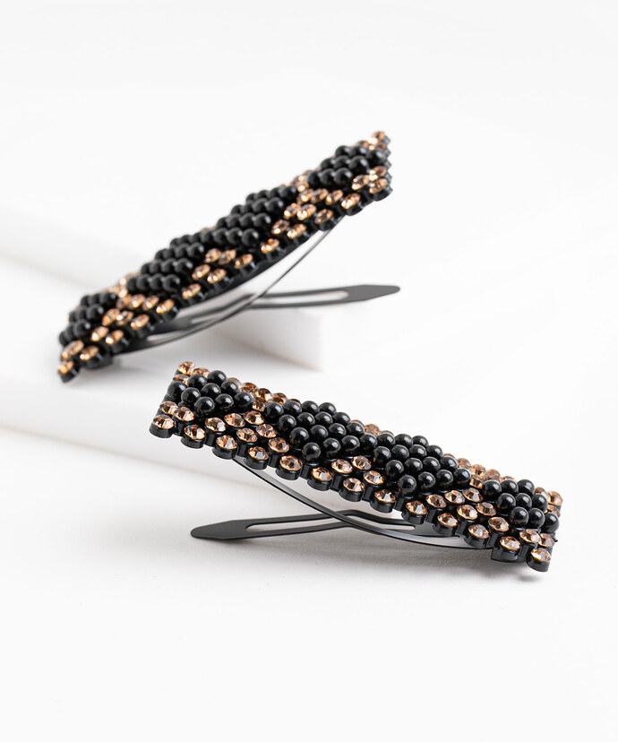 Beaded Hair Clip 2-Pack Image 2
