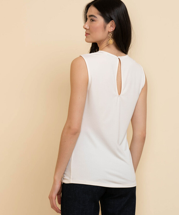 Sleeveless Top with Front Channel Image 4