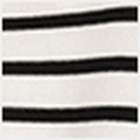 Snow White/Black Stripe