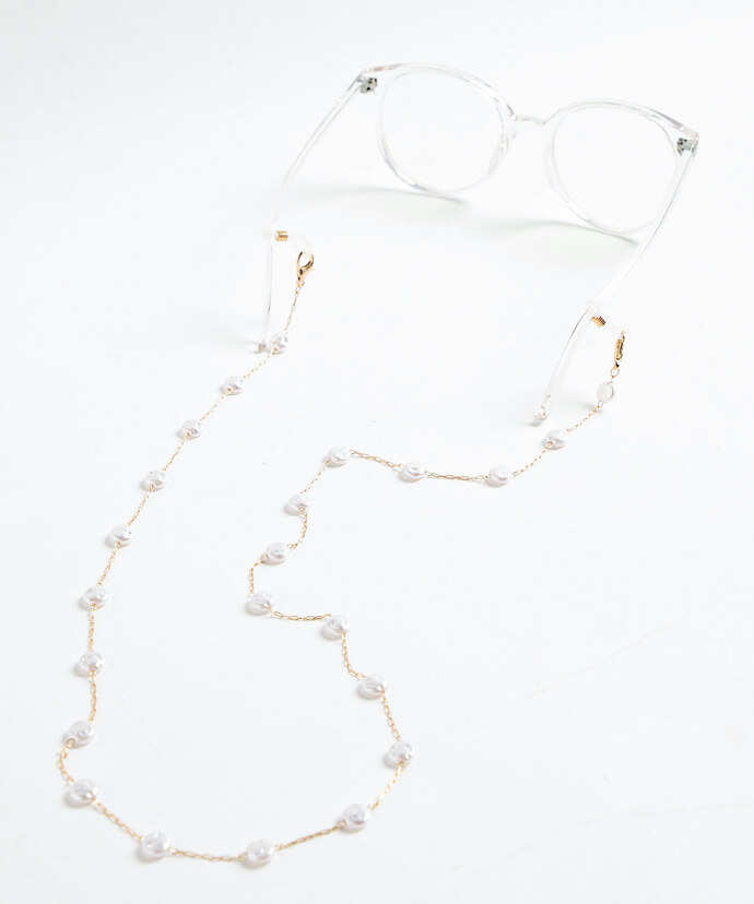 Pearl Shell Mask & Sunglasses Chain Image 3