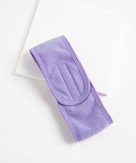 French Terry After Shower Headband, Purple