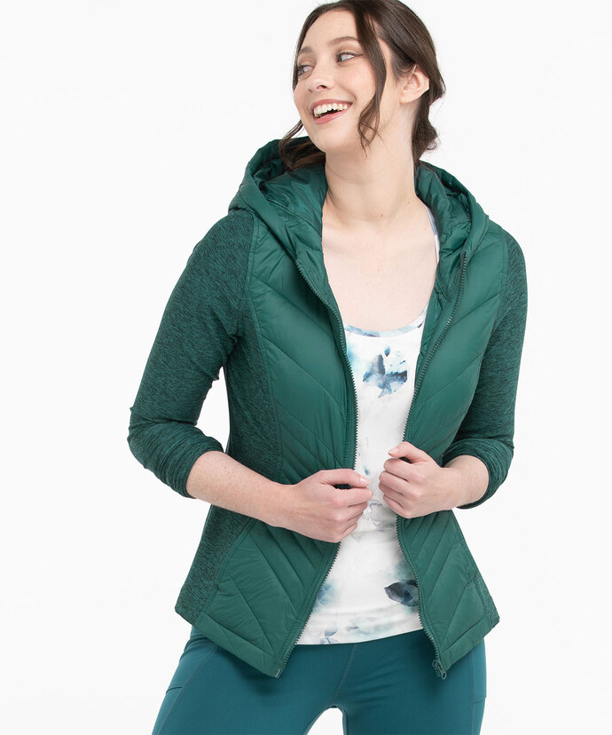 Quilted Athletic Jacket Image 1