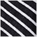 Black/White Stripe/Silver