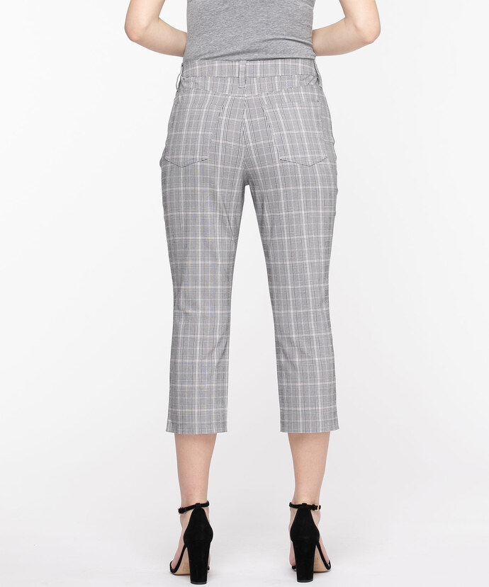 Microtwill Pull-On Crop Pant Image 5