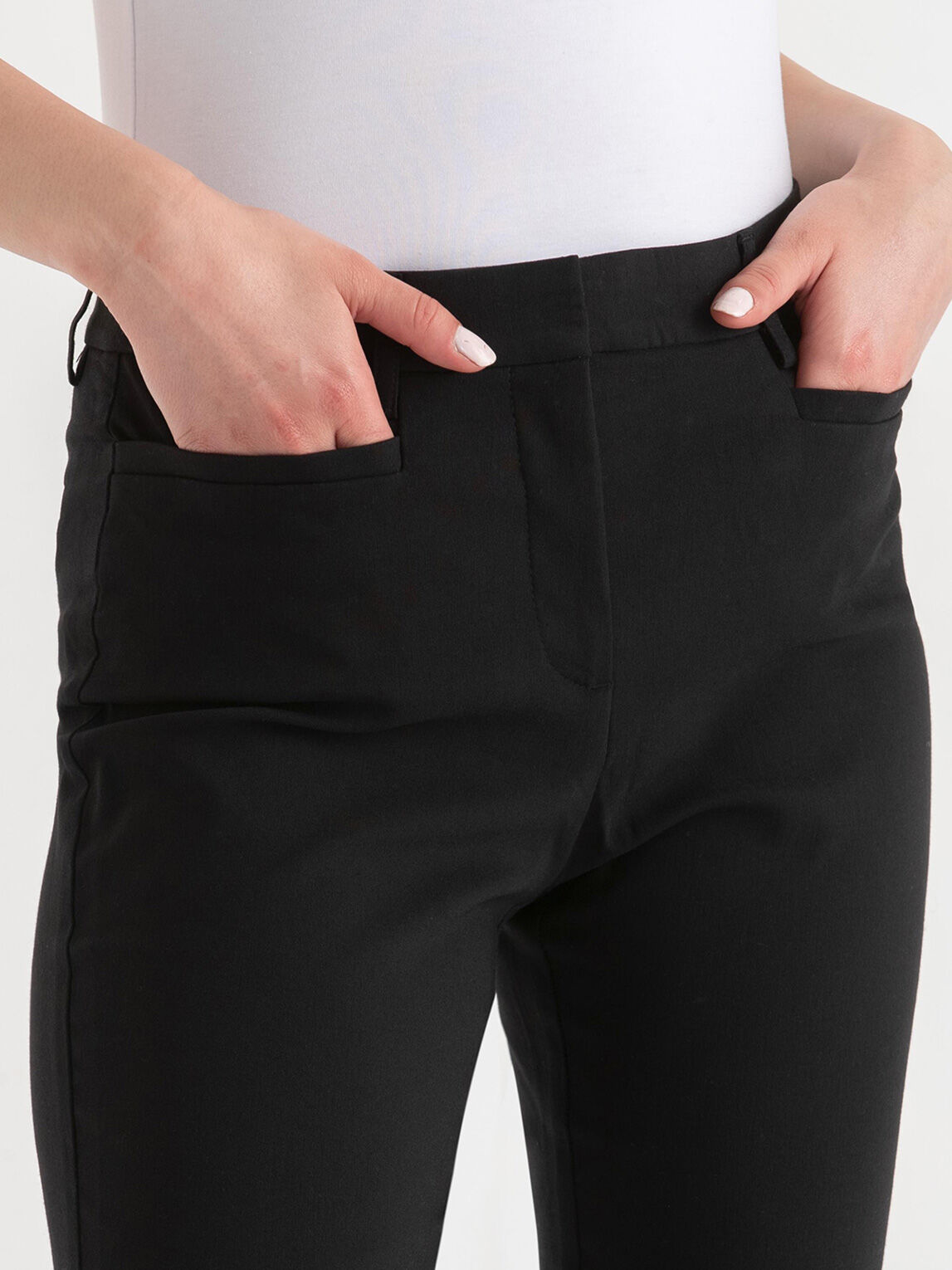Spencer Straight Leg Pant In Microtwill Ricki s Size 14 Black Colour