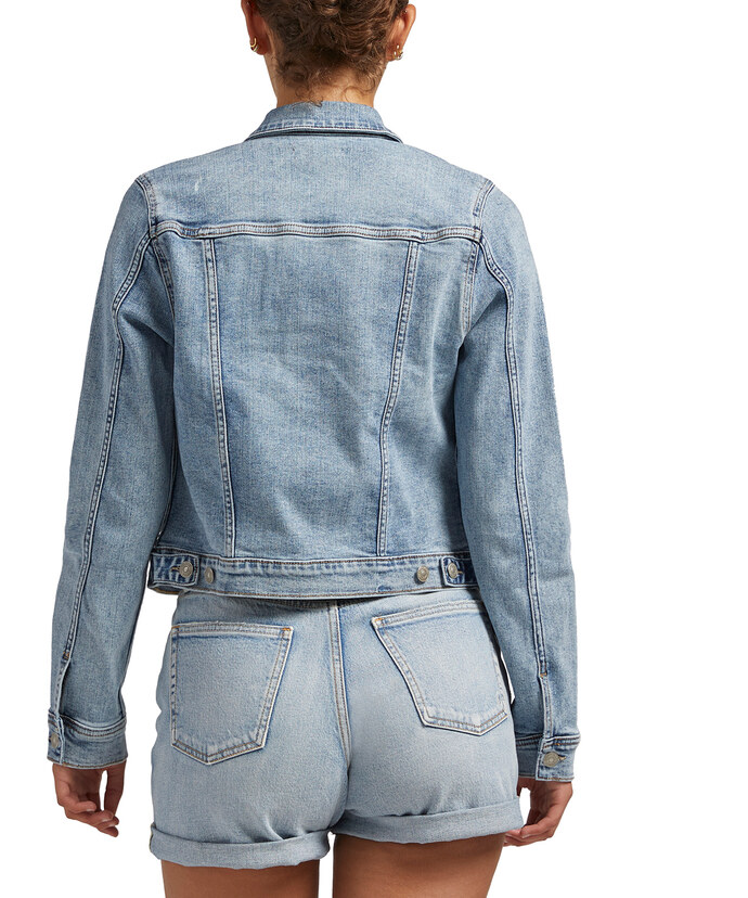 Fitted Jean Jacket  Image 2