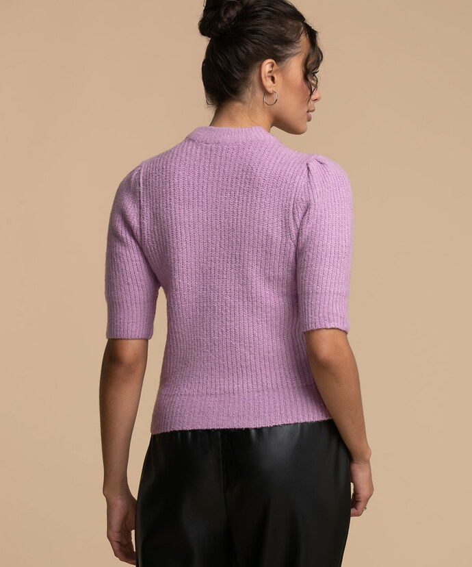 Femme By Design Short Puff Sleeve Sweater Image 3