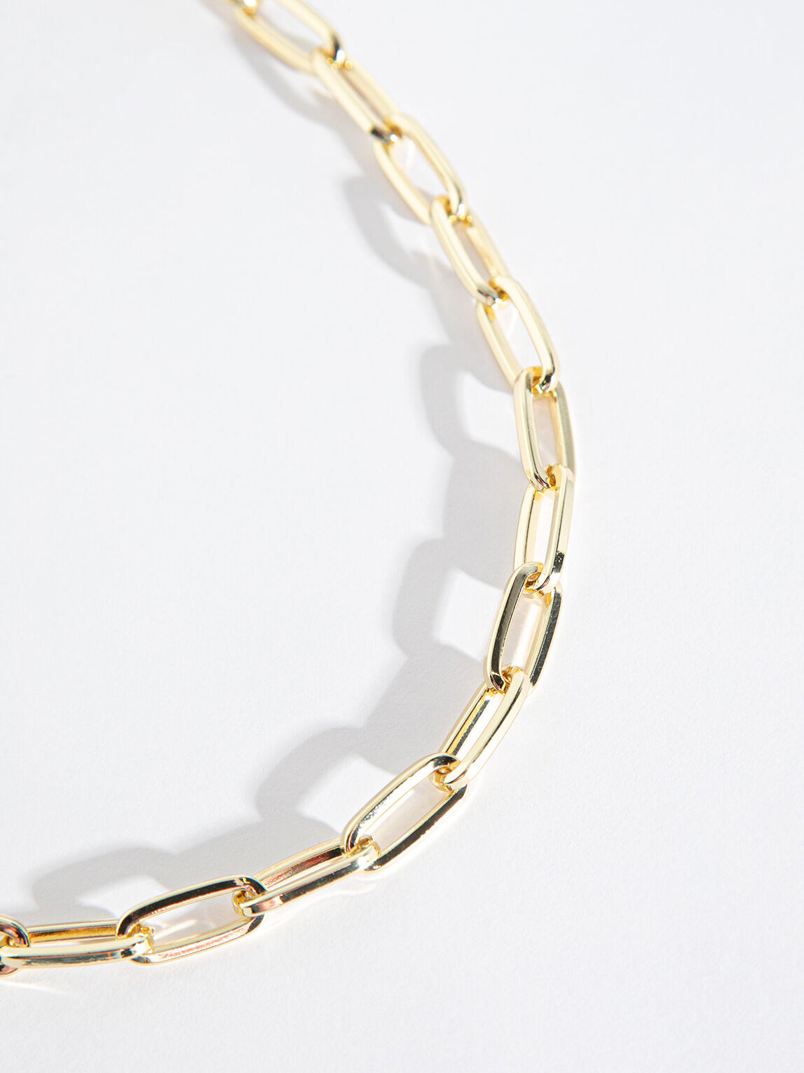 14K Gold Chain Link Necklace