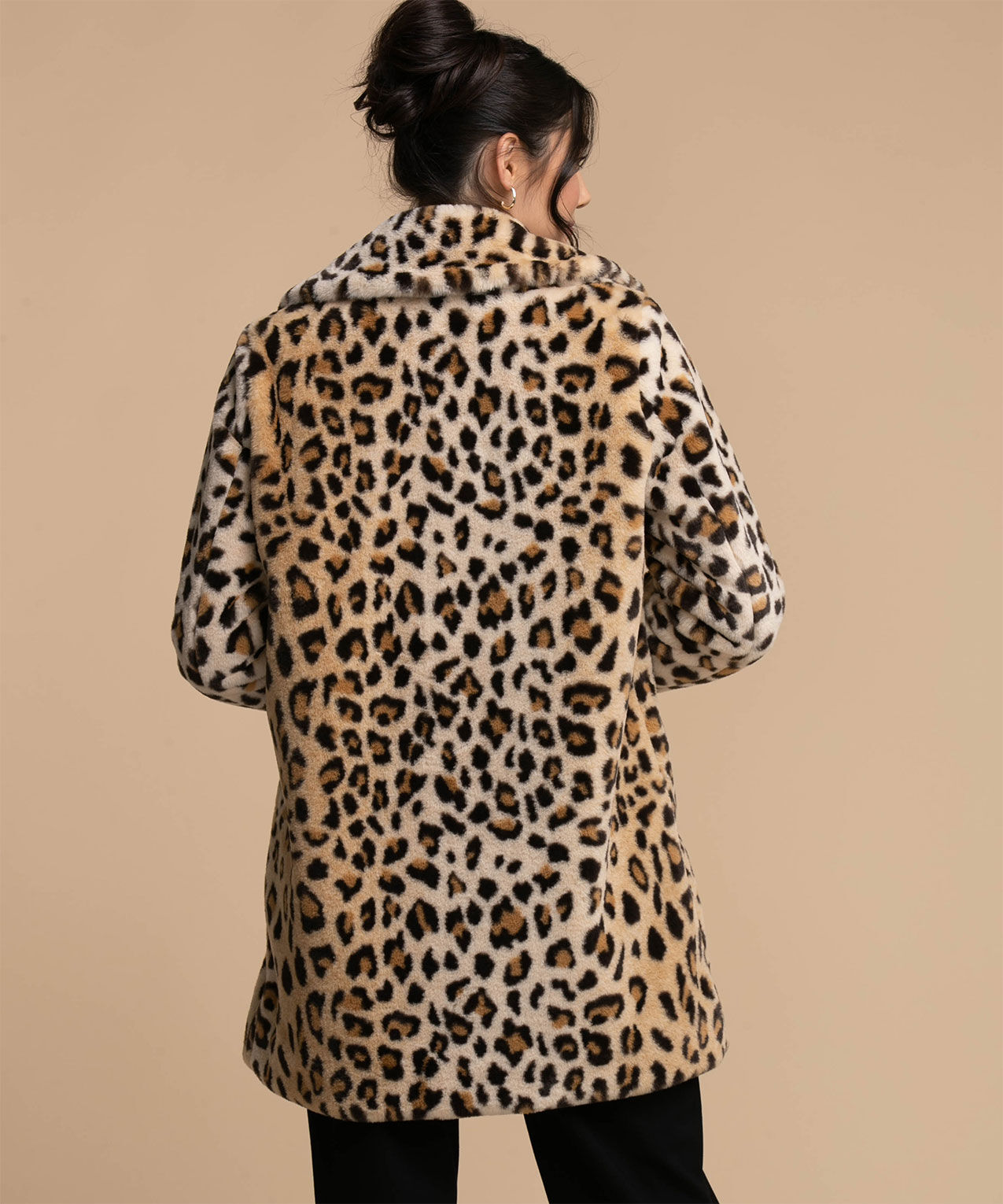 Animal print winter coats top