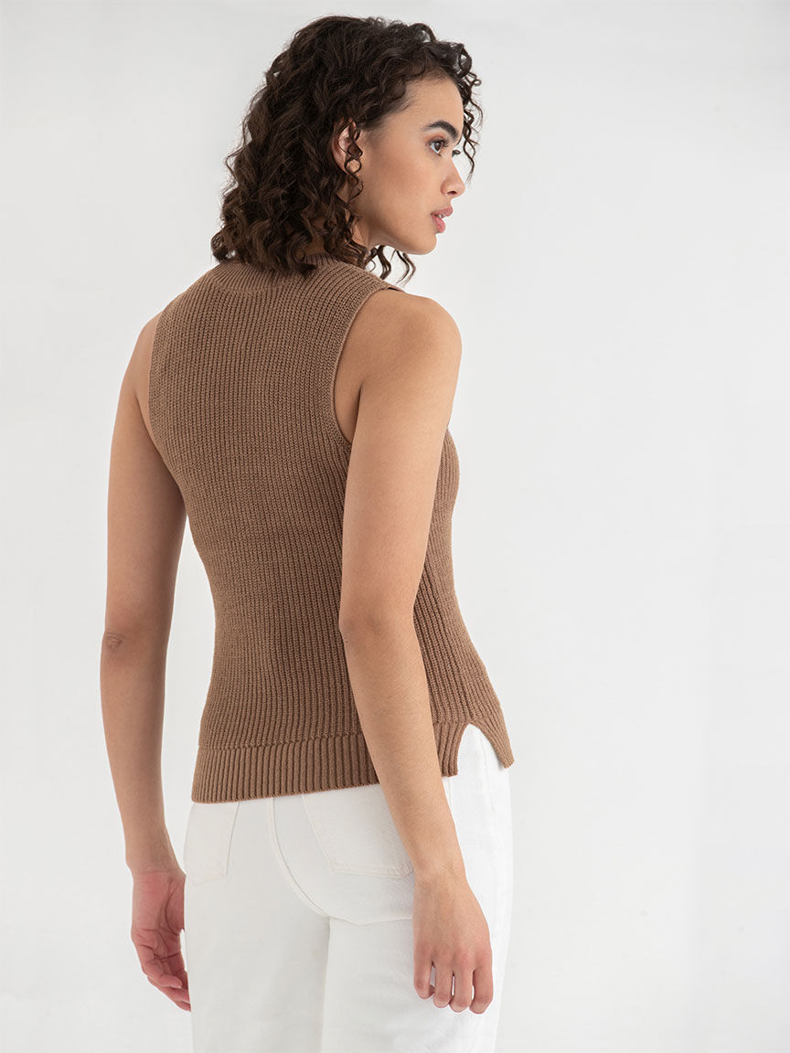 Chunky Tank Top Sweater Ricki s Size XS Sinopia Fresco Colour