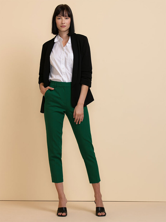 Parker Slim Ankle Pant in Luxe Tailored Image 3