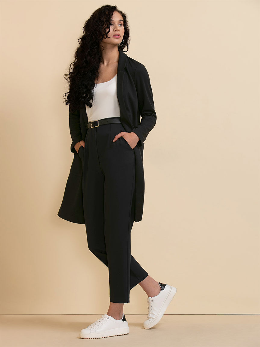 Knit Pique Longline Blazer Rickis
